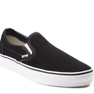 Black slip on VANS